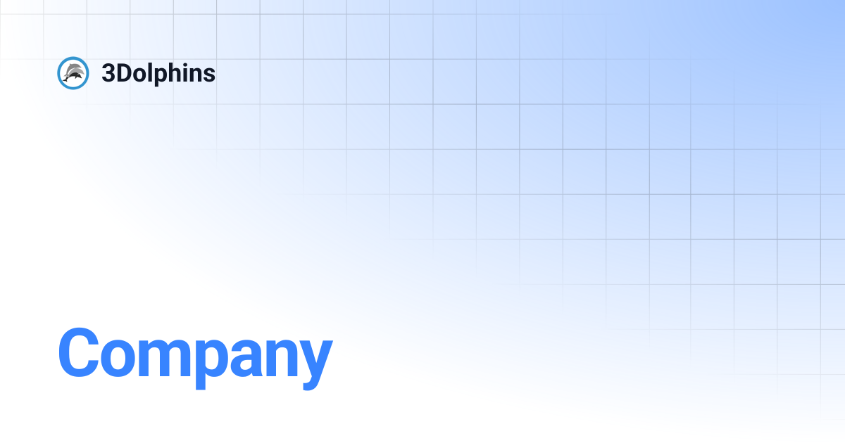 Company | 3Dolphins ID | 3Dolphins