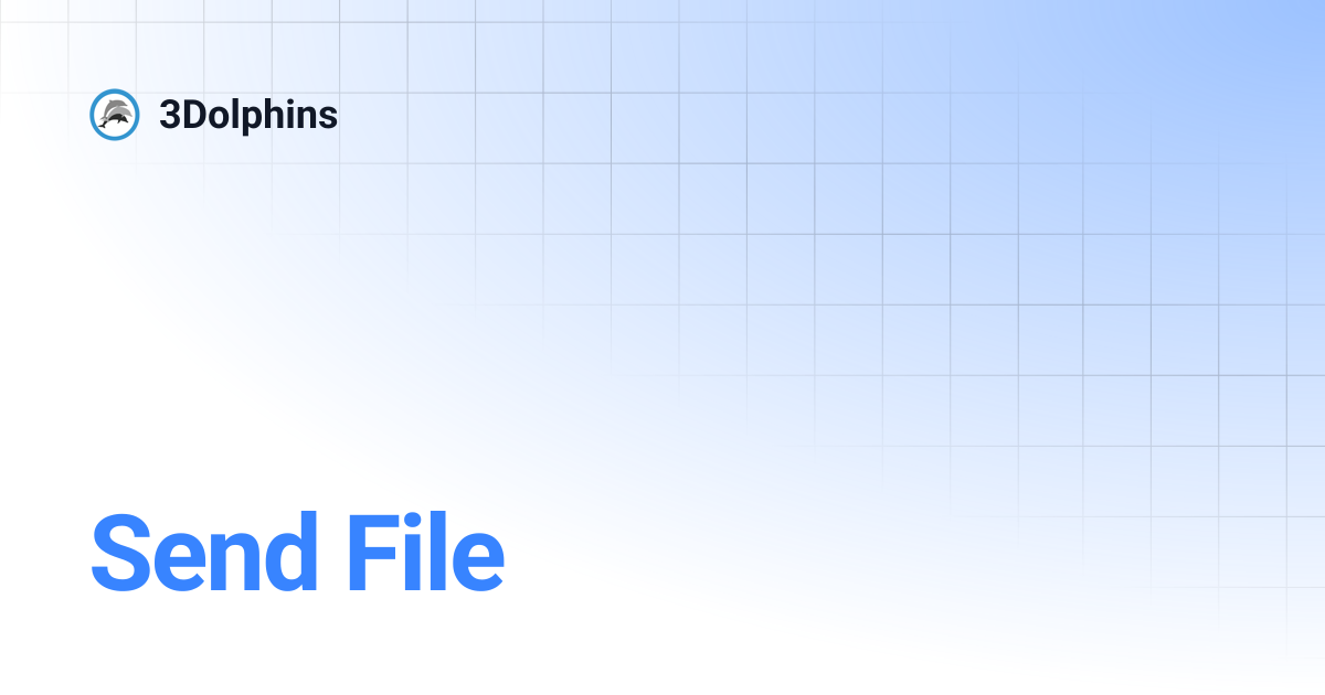 Send File | 3Dolphins